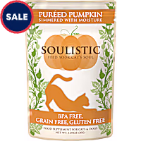 Soulistic Pureed Pumpkin Food Supplement for Cats & Dogs