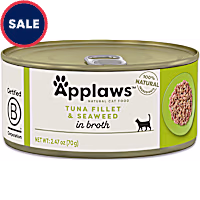 Applaws Natural Tuna with Seaweed in Broth Wet Cat Food
