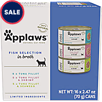 Applaws Natural Fish Selection in Broth Multipack Wet Cat Food