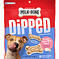 Milk-Bone Dipped Dog Biscuits Baked With Vanilla Yogurt