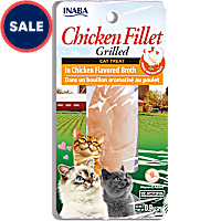 Inaba Grilled Chicken Fillets Flavored Broth Cat Treats