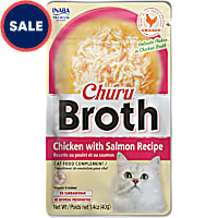 Inaba Churu Broth Chicken with Salmon Recipe Cat Treats