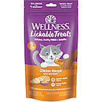 Wellness Soft Puree Natural Grain Free Chicken Lickable Cat Treats