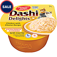 Inaba Dashi Delights Chicken with Cheese Recipe Cat Treats