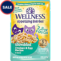 Wellness Appetizing Entrees Shredded Chicken & Egg Recipe Wet Cat Food