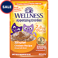 Wellness Appetizing Entrees Mousse Chicken Recipe Wet Cat Food