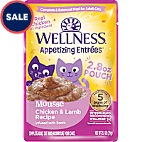 Wellness Appetizing Entrees Mousse Chicken & Lamb Wet Cat Food