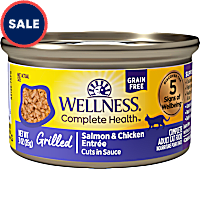 Wellness Complete Health Grilled Salmon and Chicken Entree Wet Cat Food