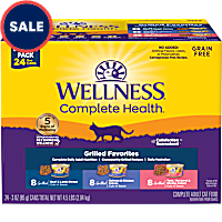Wellness Complete Health Grilled Favorites Wet Cat Food Variety Pack