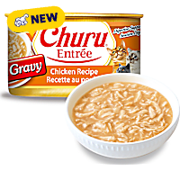 Inaba Churu Chicken Recipe Entree in Gravy Can Cat Food