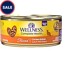 Wellness Complete Health Natural Grain Free Sliced Chicken Entree Wet Cat Food