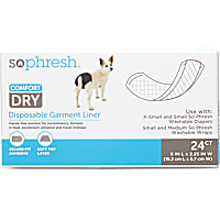 So Phresh Comfort Dry Disposable Garment Liners for Dogs