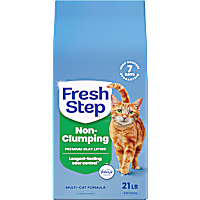 Fresh Step Non-Clumping Scented Cat Litter with Febreze Freshness