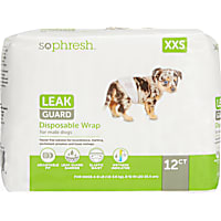 So Phresh Leak Guard Disposable Wrap For Male Dogs