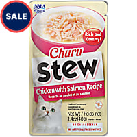 Inaba Churu Stew Chicken with Salmon Recipe Cat Treats