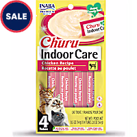 Inaba Churu Hairball Purees Control Chicken Recipe Cat Treats