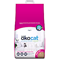 Okocat Super Soft Clumping Wood Delicate Paws Cat Litter