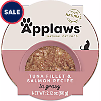 Applaws Natural Wet Cat Food Tuna Fillet with Salmon in Gravy