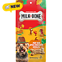 Milk-Bone Pup-kin Spice Biscuits Pumpkin Spice Artificially Flavored Dog Treats