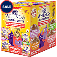 Wellness Appetizing Entrees Mousse Poultry Wet Cat Food Variety Pack