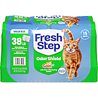 Fresh Step Odor Shield Multi Cat Clumping Litter with Gain Scent