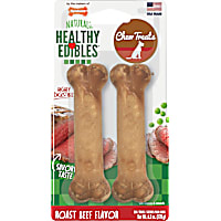 Nylabone Healthy Edibles Roast Beef Flavored Dog Bone Chews