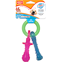 Nylabone Puppy Chew Teething Pacifier Bacon Dog Chew Toy
