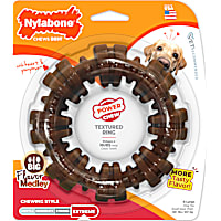 Nylabone Power Chew Textured Chew Ring Dog Toy