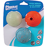 Chuckit! Fetch Medley Rubber Dog Ball Dog Toys