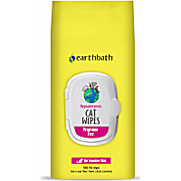 Earthbath Hypo-Allergenic and Fragrance Free Grooming Wipes for Cats