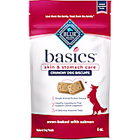 Blue Buffalo Blue Basics Salmon & Potato, Skin & Stomach Care Crunchy Dog Biscuits