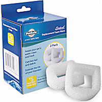 PetSafe Drinkwell Replacement Foam Filters Compatible with PetSafe Ceramic and Stainless Steel Pet Fountains