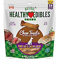Nylabone Healthy Edibles 2 Flavor Variety Pack Petite Dog Bone Chews