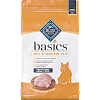 Blue Buffalo Blue Basics Skin & Stomach Care Natural Adult Healthy Weight Turkey & Potato Dry Dog Food