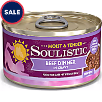 Soulistic Moist & Tender Beef Dinner in Gravy Wet Cat Food