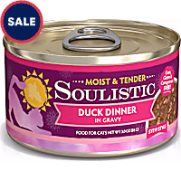 Soulistic Moist & Tender Duck Dinner in Gravy Wet Cat Food