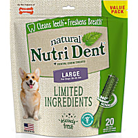 Nylabone Nutri Dent Limited Ingredients Large Fresh Breath Dental Chews