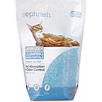 So Phresh Scoopable Odor-Lock Clumping Micro Crystal Cat Litter in Blue Silica