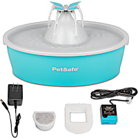 PetSafe Butterfly Cat Water Fountain with Pump & Filters