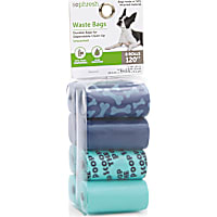 So Phresh Blue Printed Unscented Dog Waste Bags