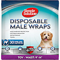 Simple Solution Disposable Male Wrap for Dogs
