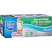 Fresh Step Scented Drawstring Jumbo Cat Litter Box Liners