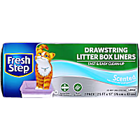 Fresh Step Scented Drawstring Large Cat Litter Box Liners