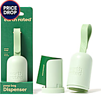 Earth Rated Dog Poop Bag Holder with Dog Poop Bags