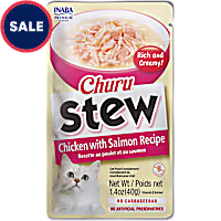 Inaba Churu Stew Chicken with Salmon Recipe Cat Treats