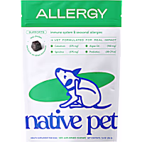 Native Pet Allergy Chews for Seasonal Allergies Supplement for Dogs