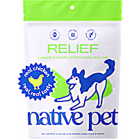 Native Pet Relief Chews for Anti Inflammatory & Joint Relief Supplement for Dogs
