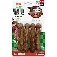 Nylabone Healthy Edibles Beefy Center Natural Dog Treats