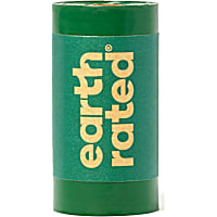 Earth Rated Unscented Leakproof Dog Poop Bags on 1 Single Refill Roll
