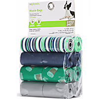 So Phresh Blue & Grey Coffee-Print Unscented Dog Waste Bags